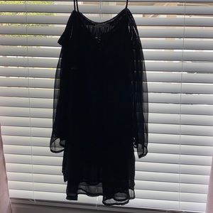 Black dress with sleeves
